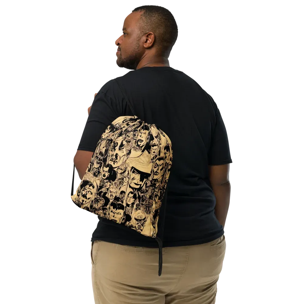 Ink Riot on Drawstring Bag — Print file
