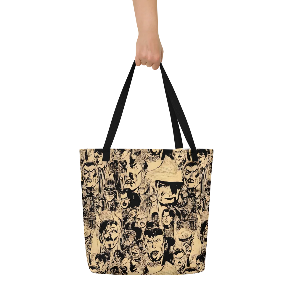 Ink Riot on Large Tote Bag W/ Pocket — Print file