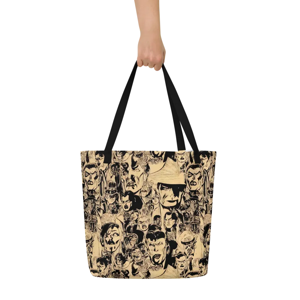 Ink Riot on Large Tote Bag W/ Pocket — Print file