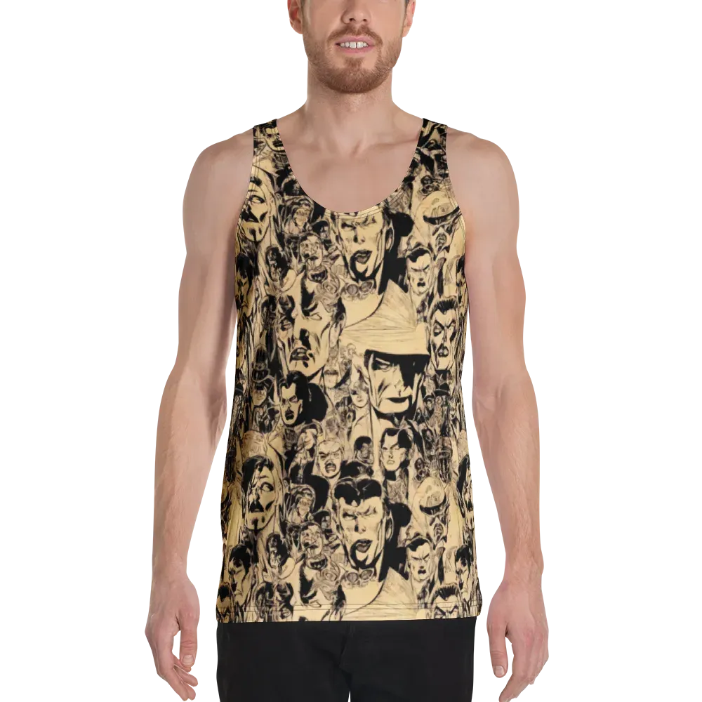 Ink Riot on Men's Tank Top — Front