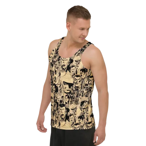 Ink Riot on a Men's Tank Top