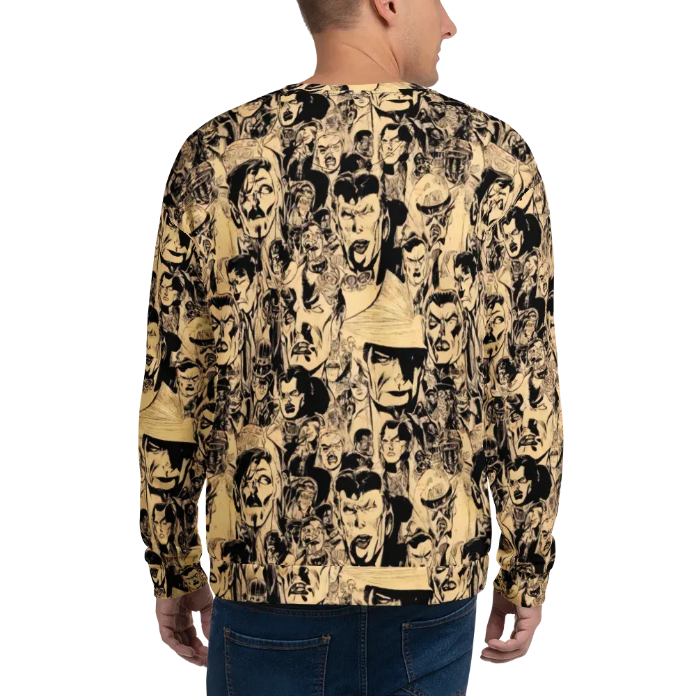 Ink Riot on Sweatshirt — Back
