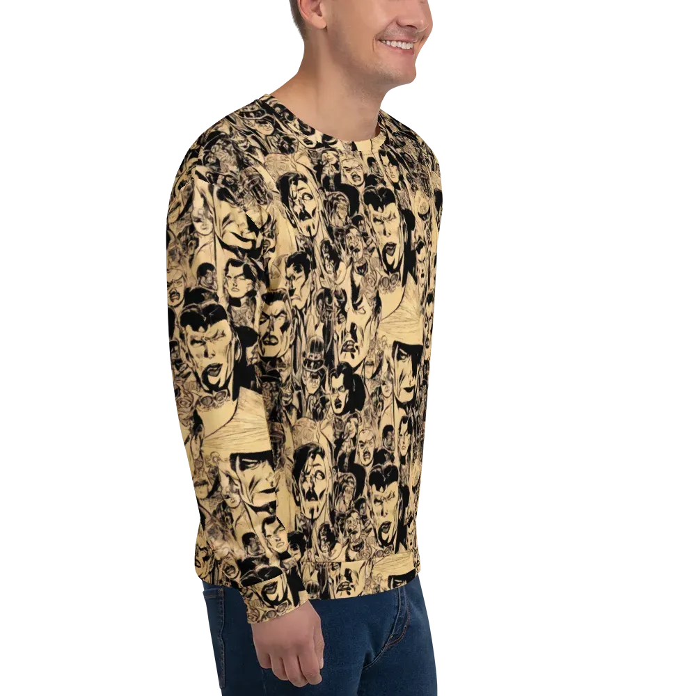 Ink Riot on Sweatshirt — Right Front
