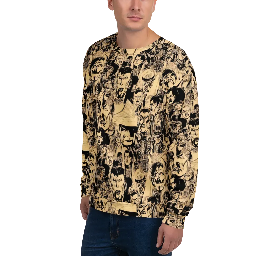 Ink Riot on Sweatshirt — Left Front