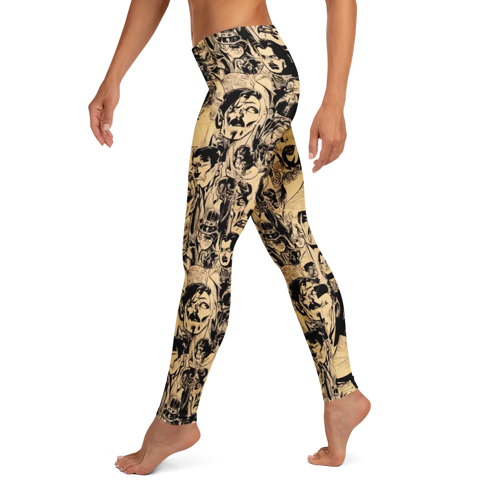 Ink Riot on Leggings — Left