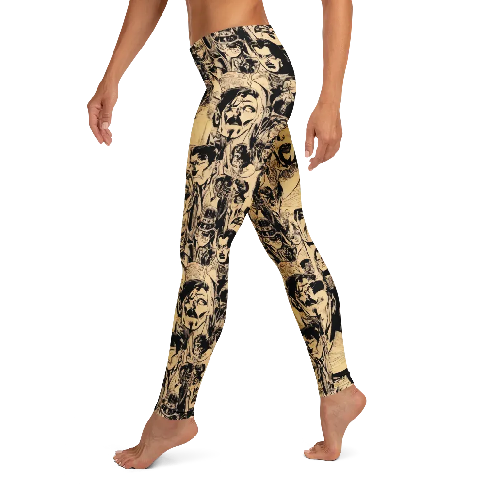 Ink Riot on Leggings — Left