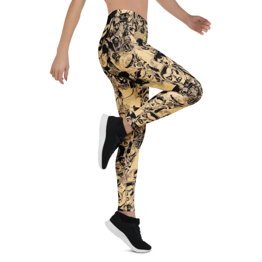 Ink Riot on a Leggings
