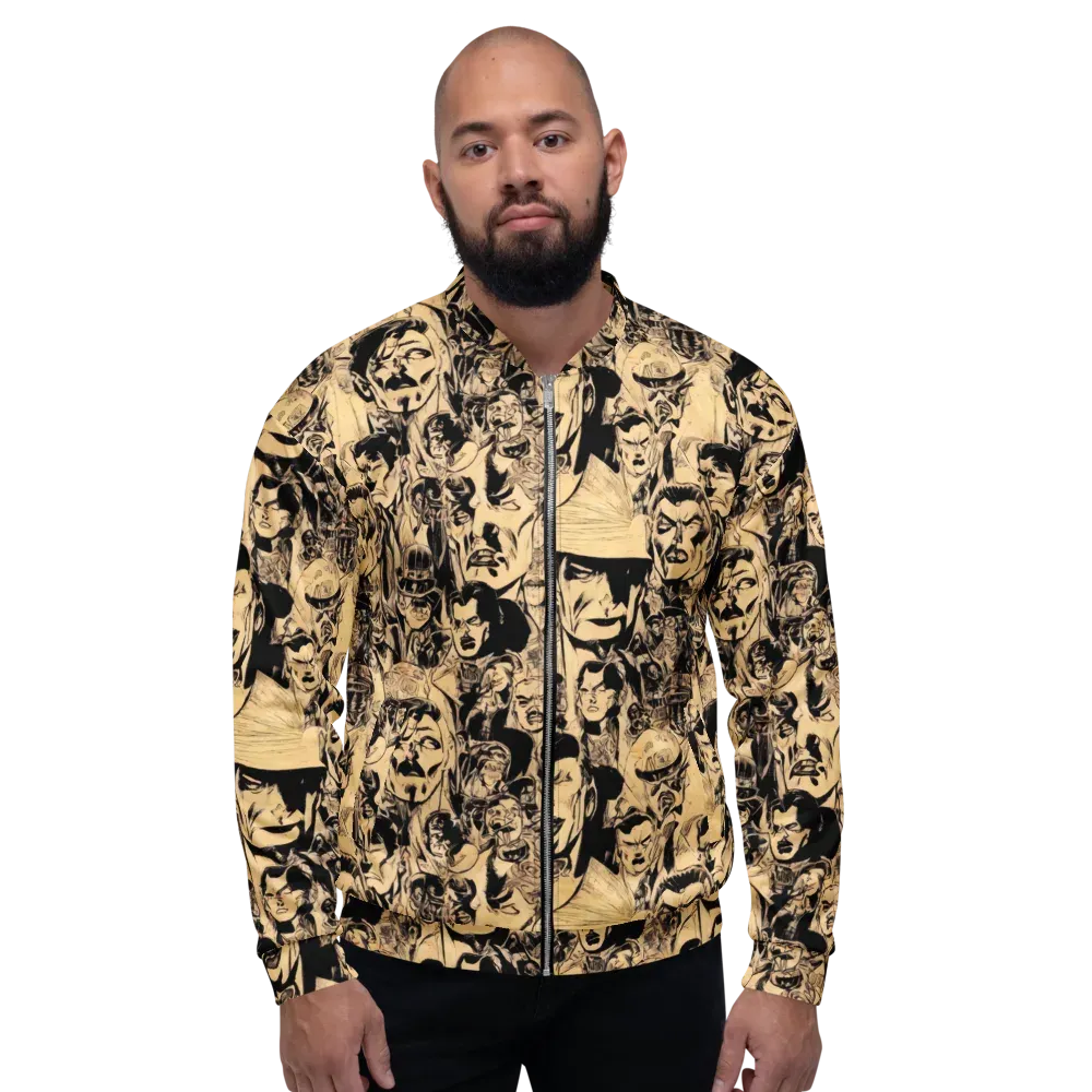Ink Riot on Bomber Jacket — Front