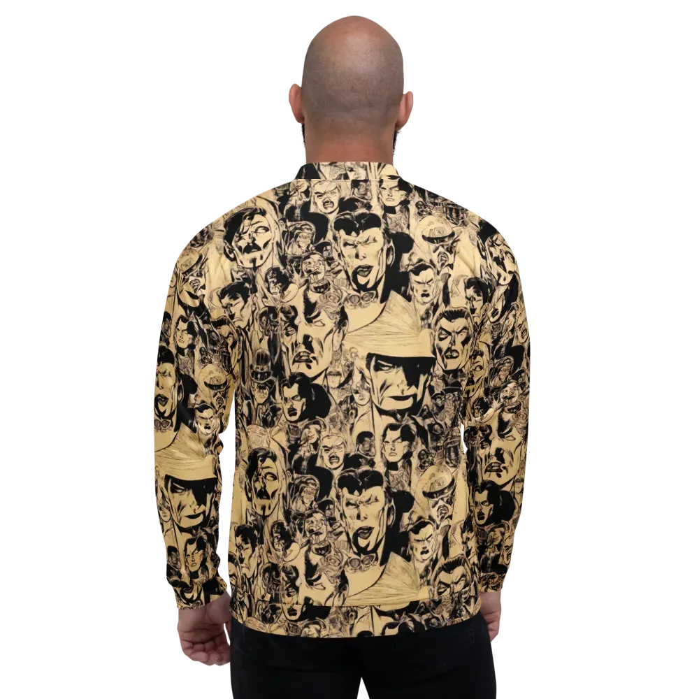 Ink Riot on Bomber Jacket — Back