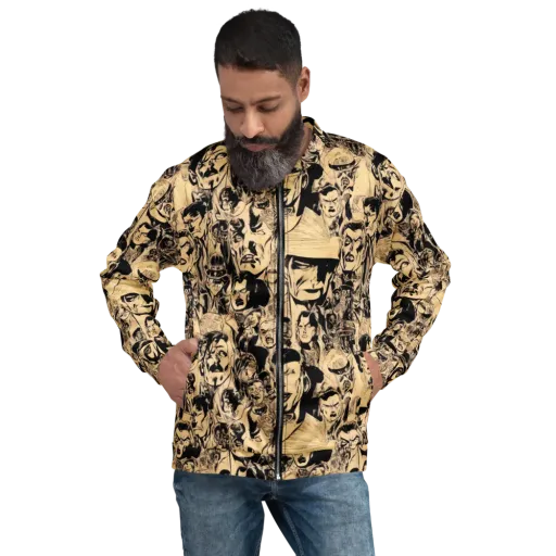 Ink Riot on a Bomber Jacket