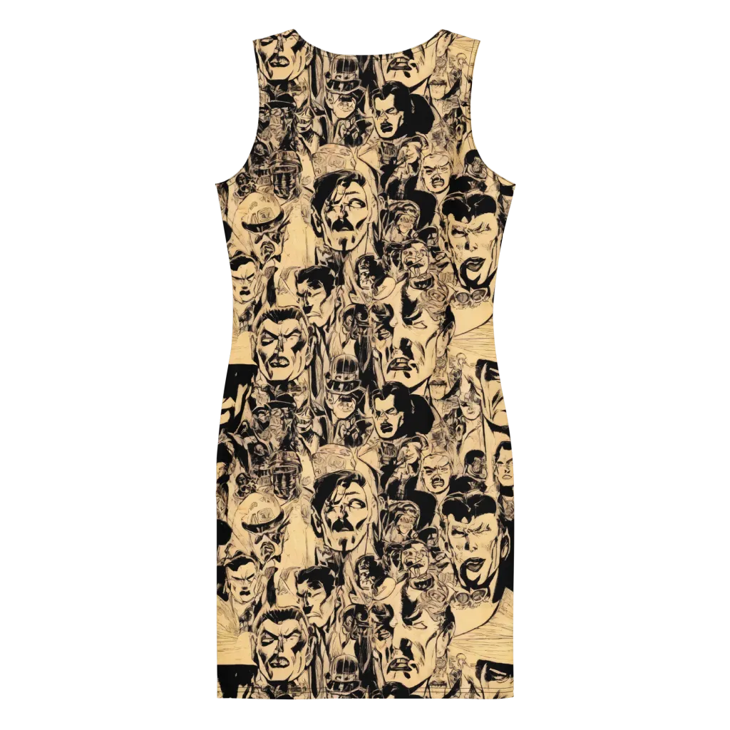 Ink Riot on Bodycon Dress — Print file