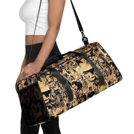 Ink Riot on a Duffle Bag