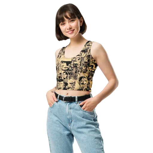 Ink Riot on a Crop Top