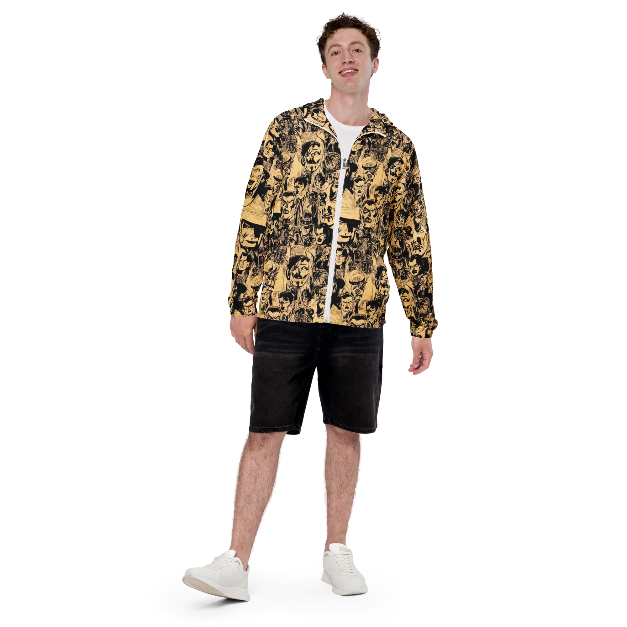 Ink Riot on Men's Windbreaker — Front print