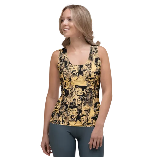Ink Riot on a Women's Tank Top