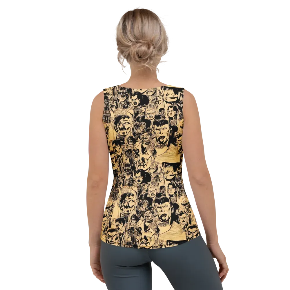 Ink Riot on Women's Tank Top — Back