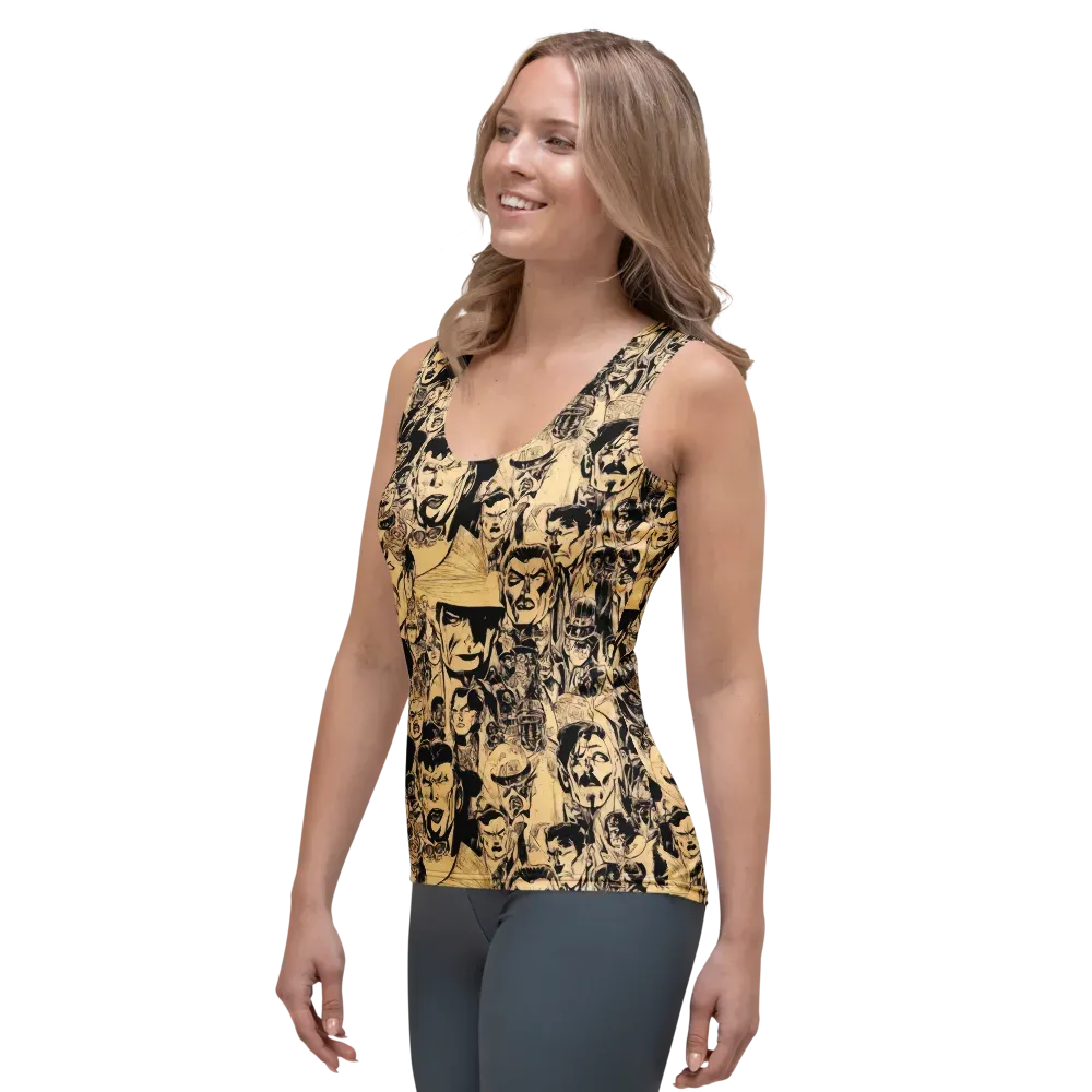 Ink Riot on Women's Tank Top — Left Front