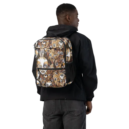 Many-eyed Masquerade on a Utility Backpack