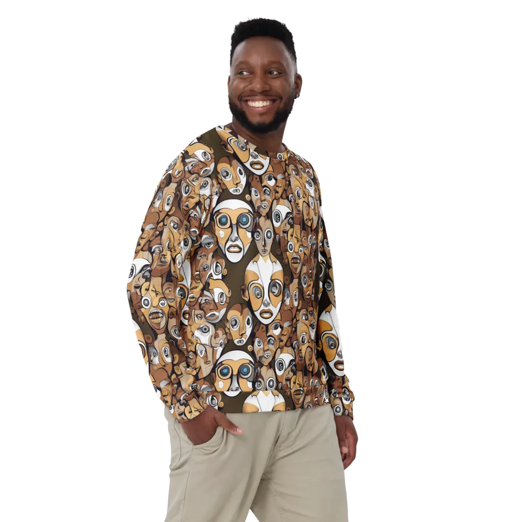 Many-eyed Masquerade on Sweatshirt — Front print