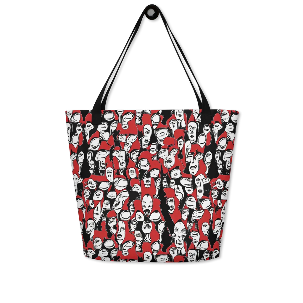 Crimson Chorus on Large Tote Bag W/ Pocket — Print file