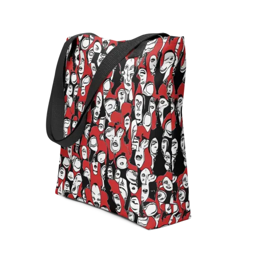 Crimson Chorus on a Tote Bag
