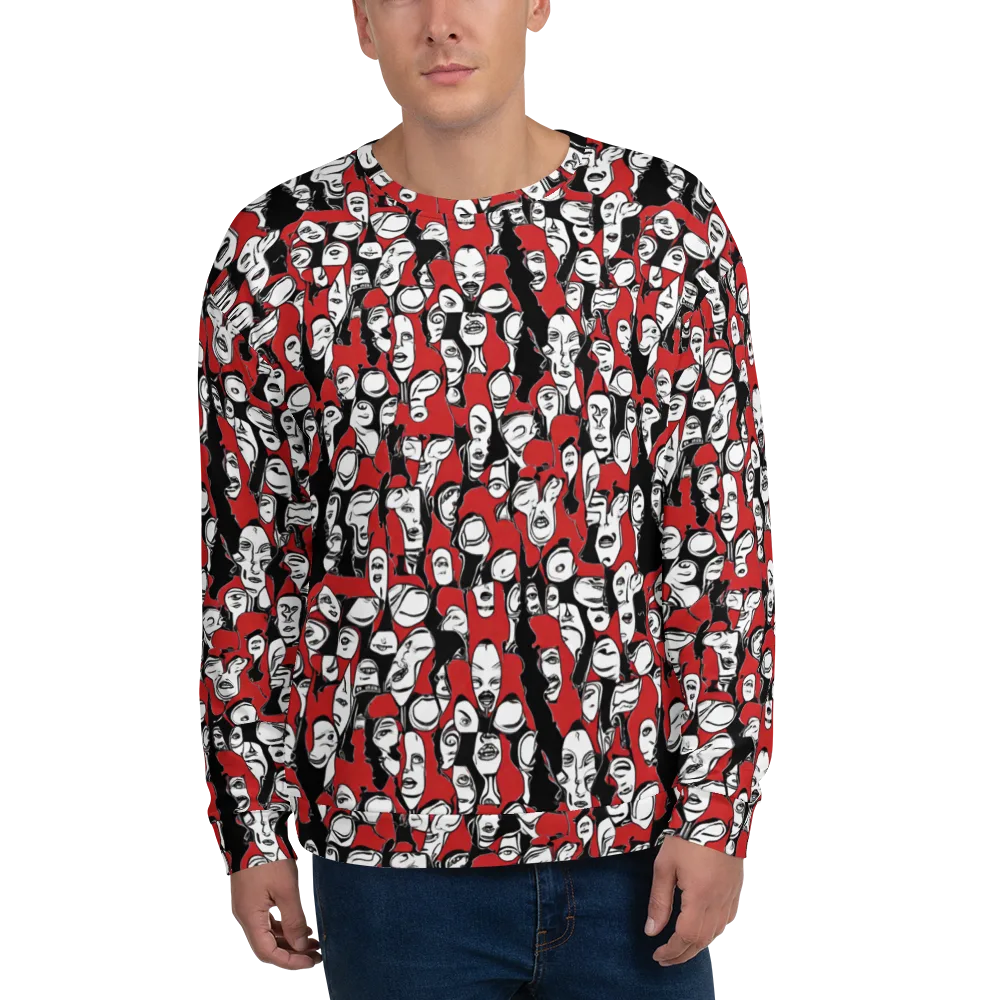 Crimson Chorus on Sweatshirt — Front