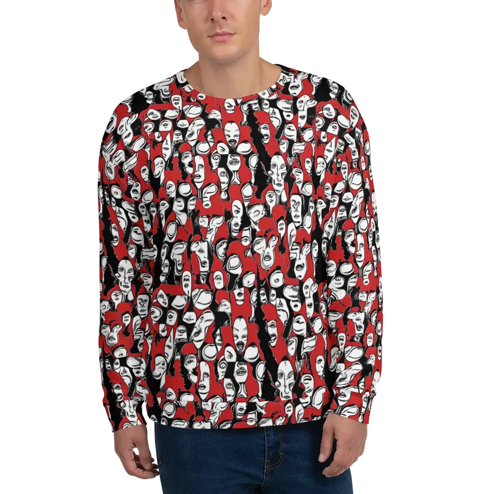 Crimson Chorus on Sweatshirt — Front