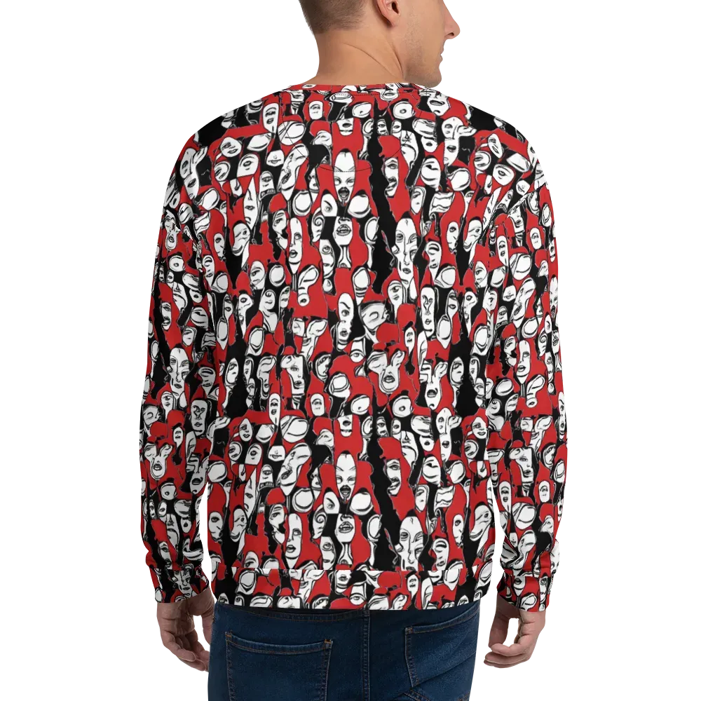 Crimson Chorus on Sweatshirt — Back
