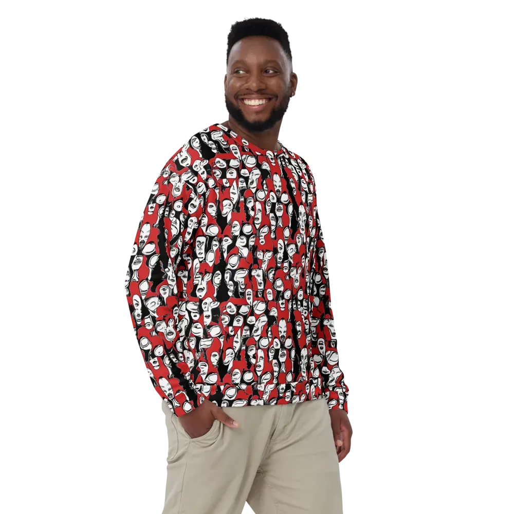 Crimson Chorus on Sweatshirt — Back print