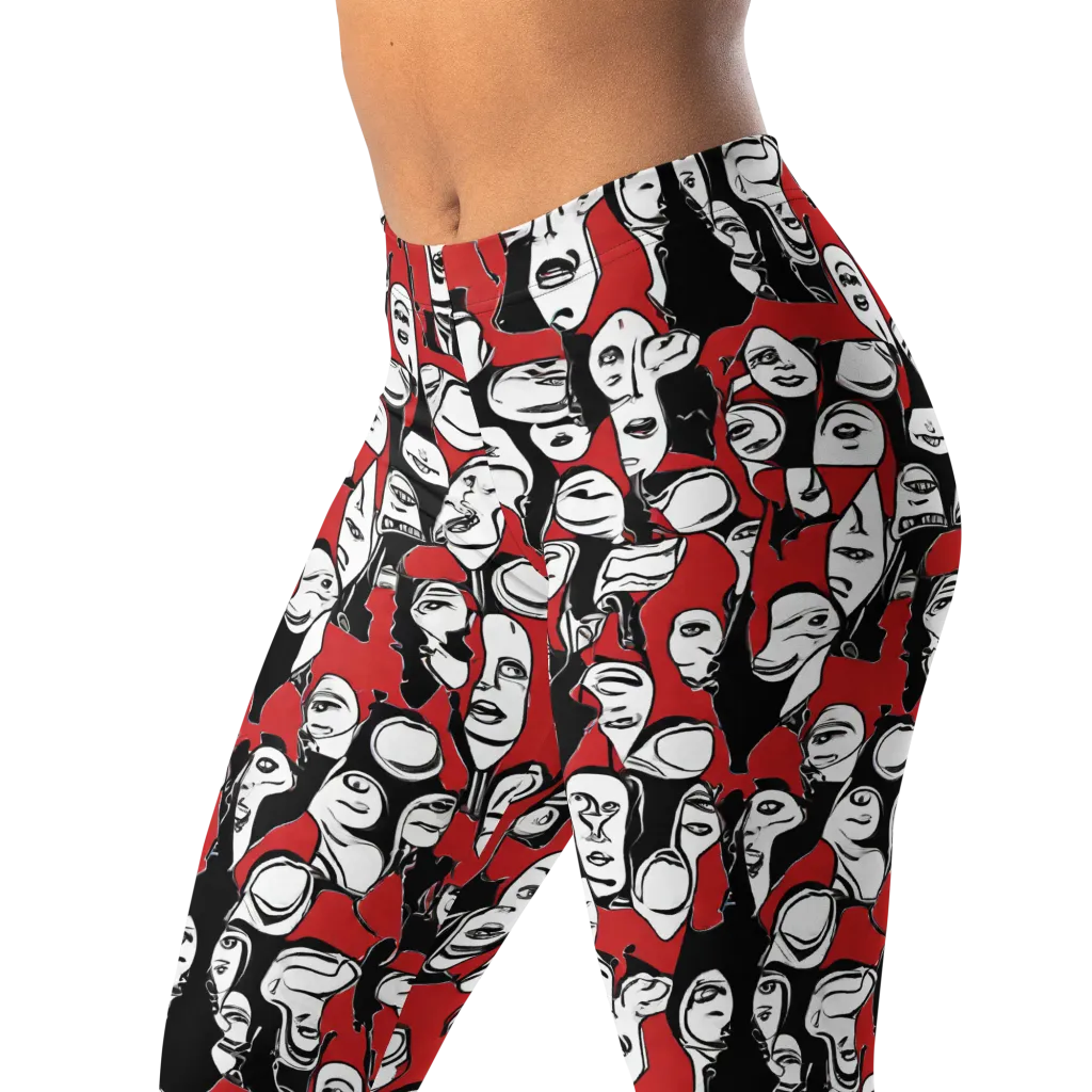 Crimson Chorus on Leggings — Print file
