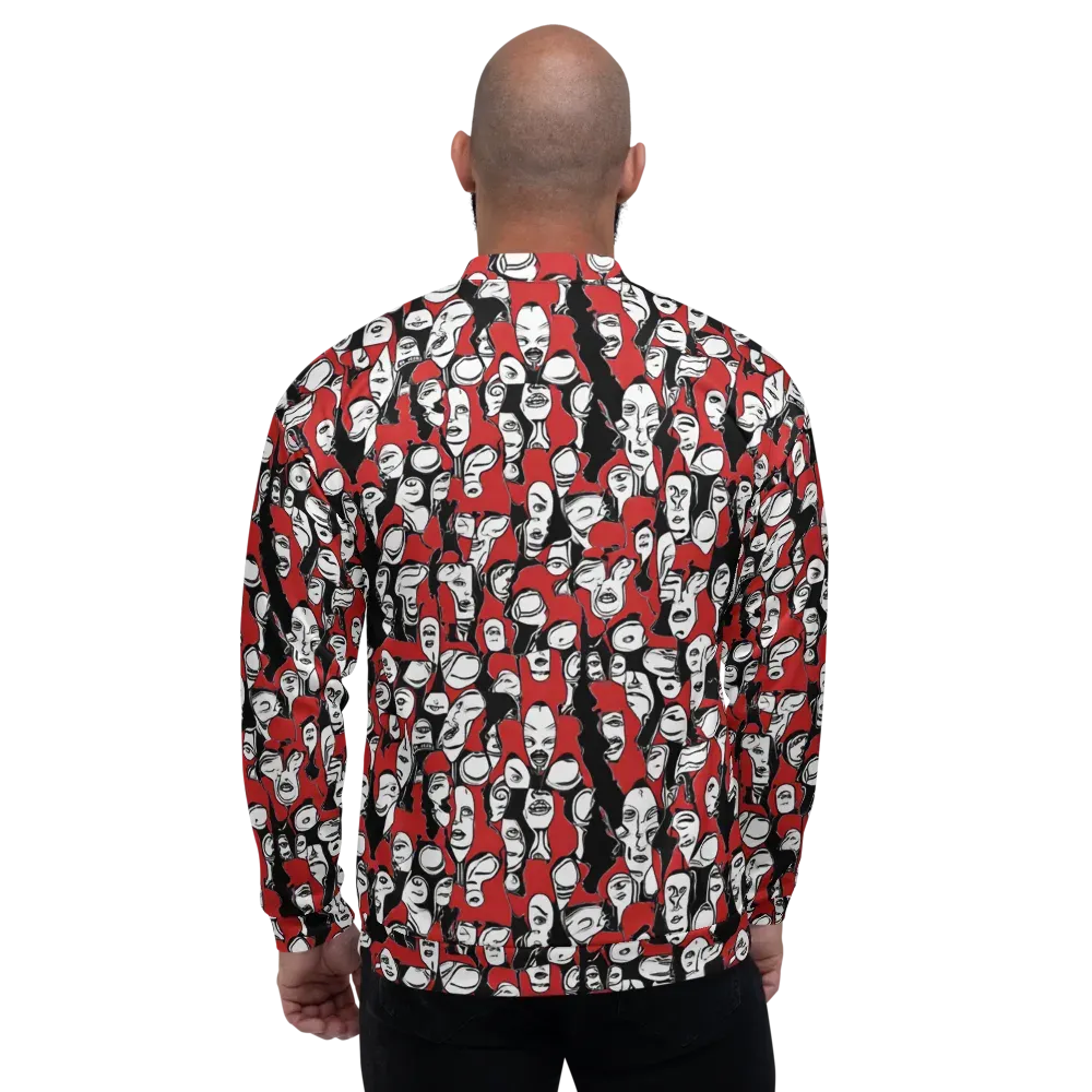 Crimson Chorus on Bomber Jacket — Back
