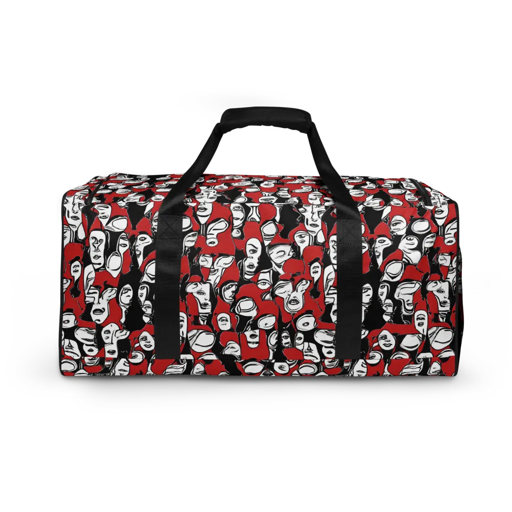 Crimson Chorus on Duffle Bag — Back print