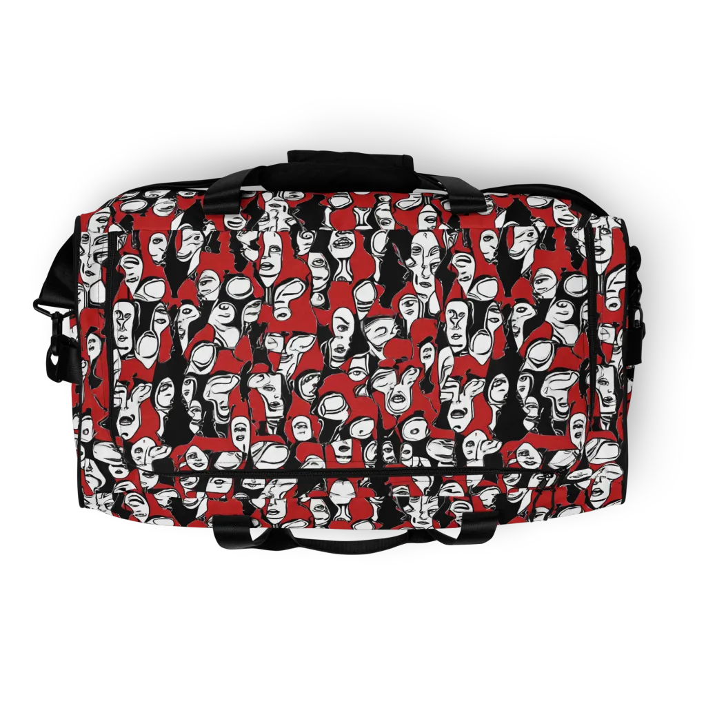 Crimson Chorus on Duffle Bag — Top print