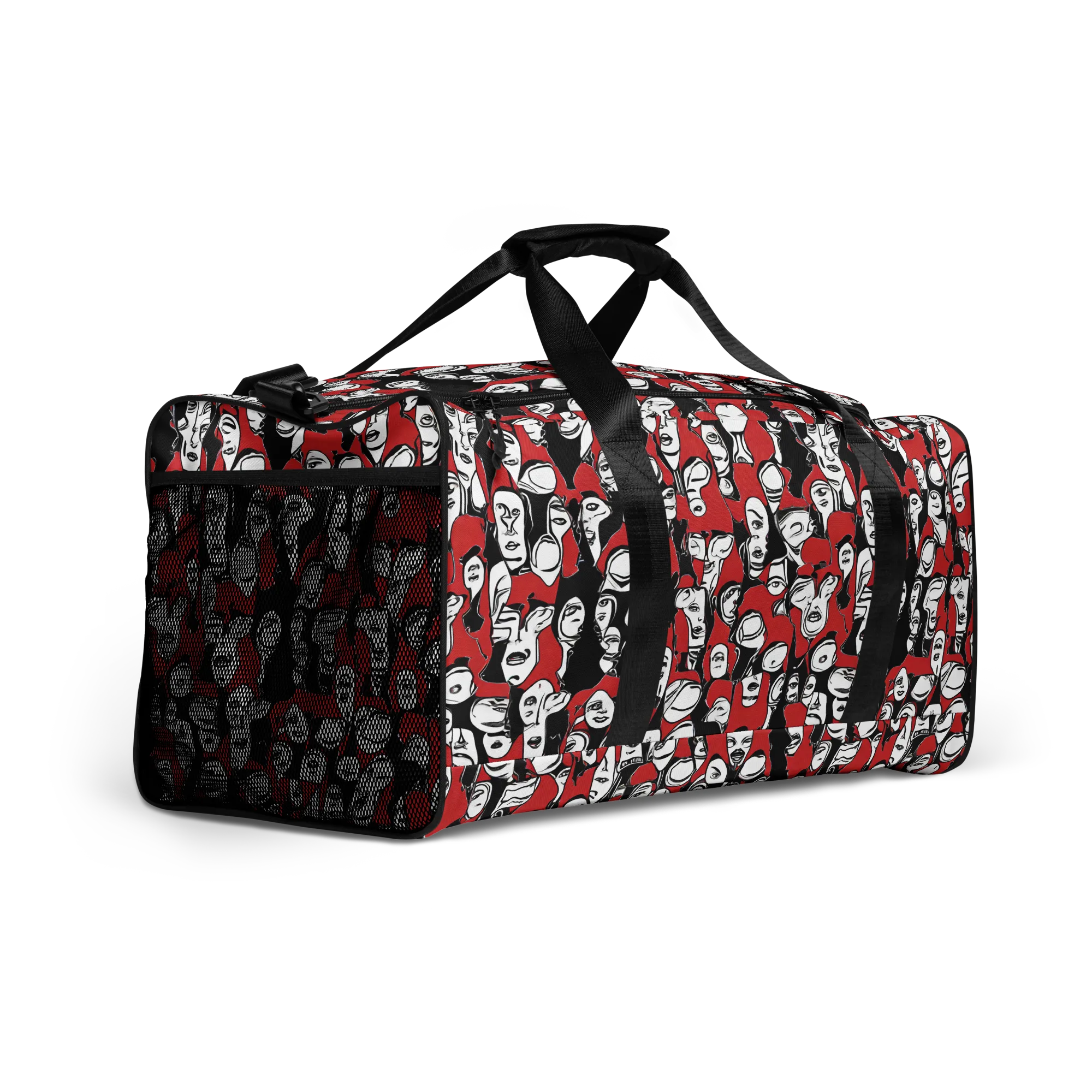 Crimson Chorus on Duffle Bag — Front print