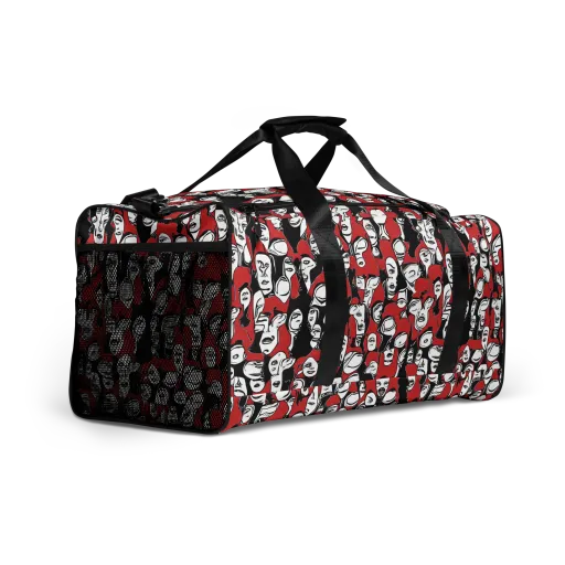 Crimson Chorus on a Duffle Bag