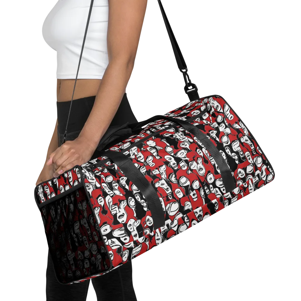 Crimson Chorus on Duffle Bag — Front