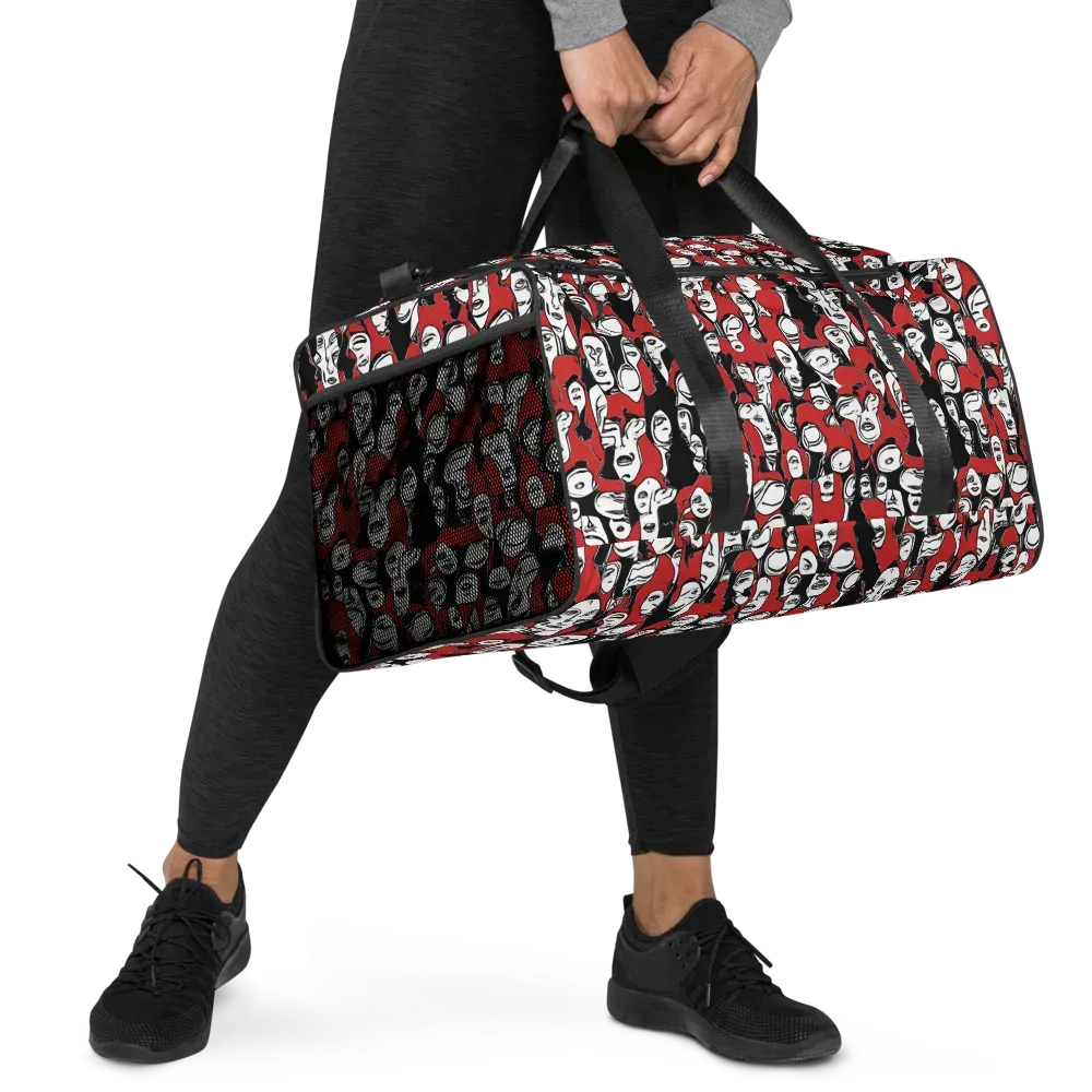 Crimson Chorus on Duffle Bag — Right Front