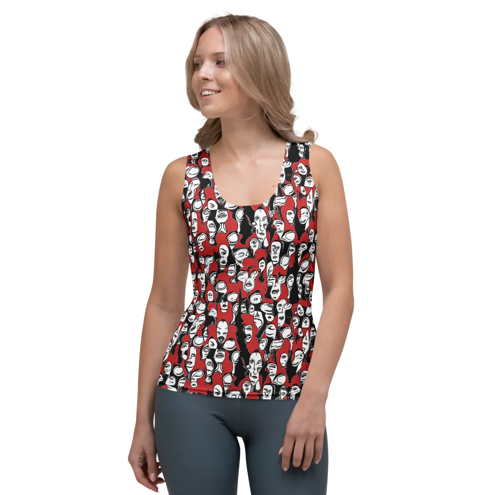 Crimson Chorus on Women's Tank Top — Front