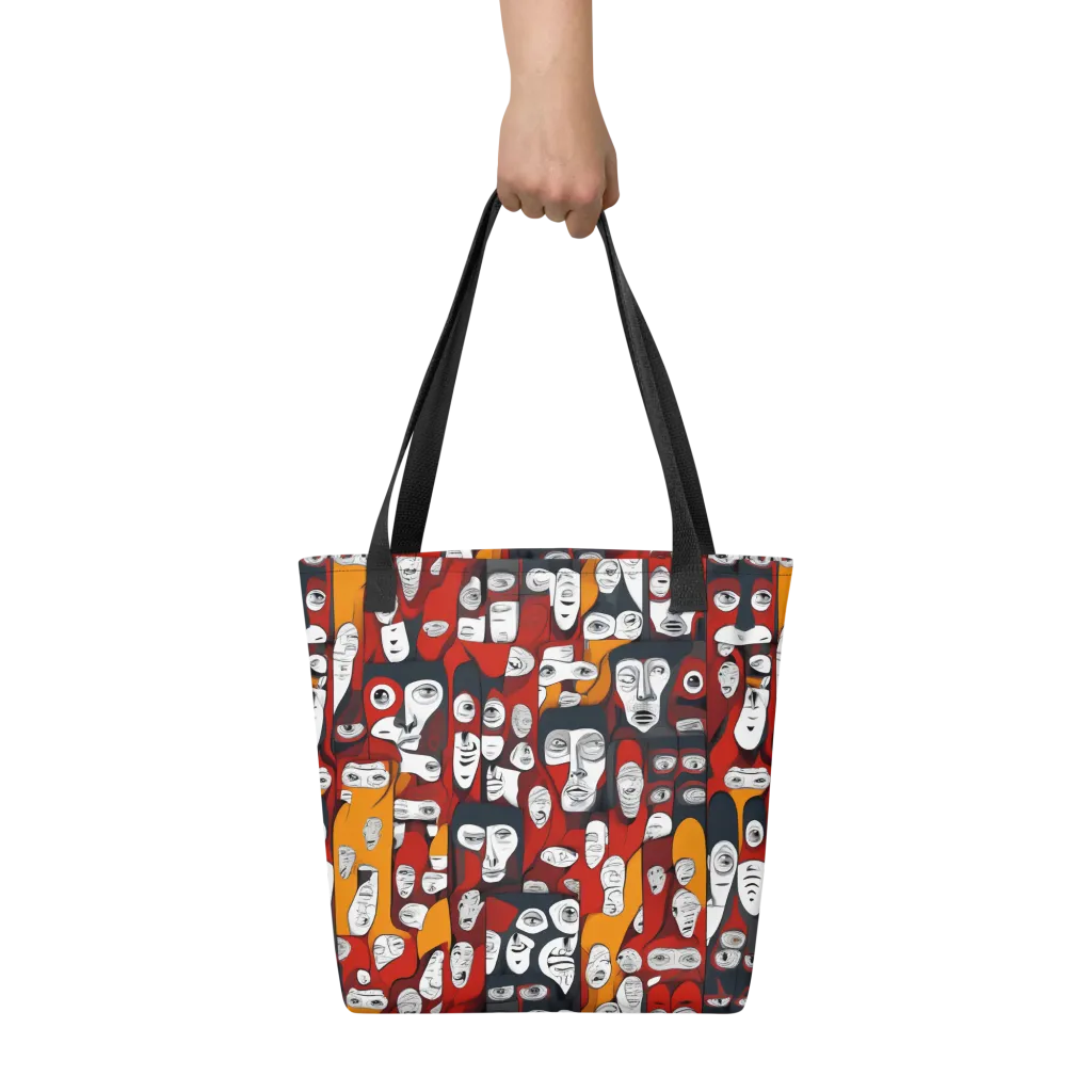 Crimson Visions on Tote Bag — Print file