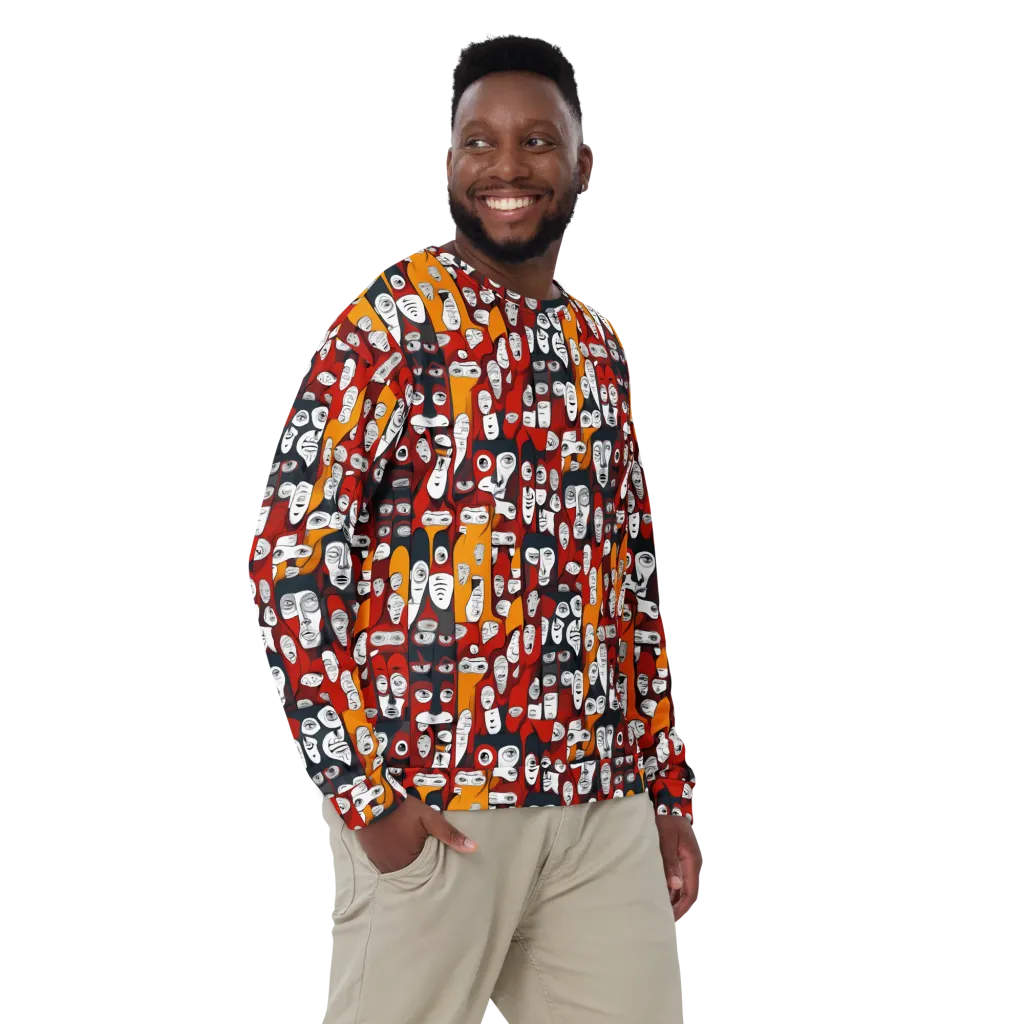 Crimson Visions on Sweatshirt — Front print