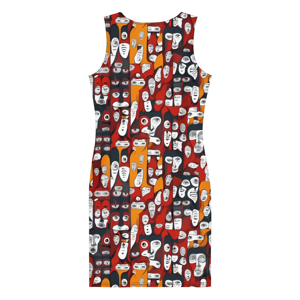 Crimson Visions on Bodycon Dress — Print file
