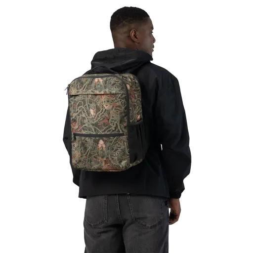 Olive Labyrinth on a Utility Backpack
