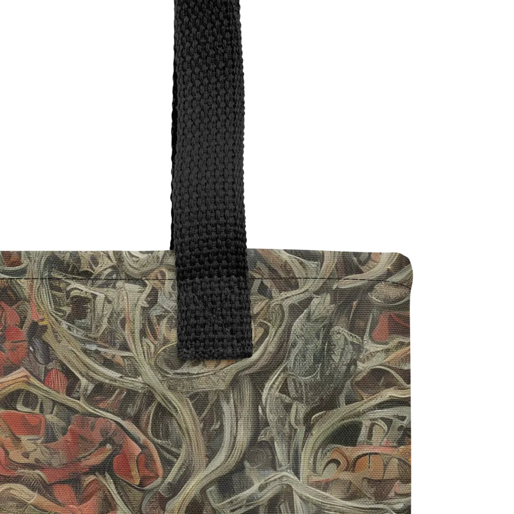 Olive Labyrinth on Tote Bag — Product details