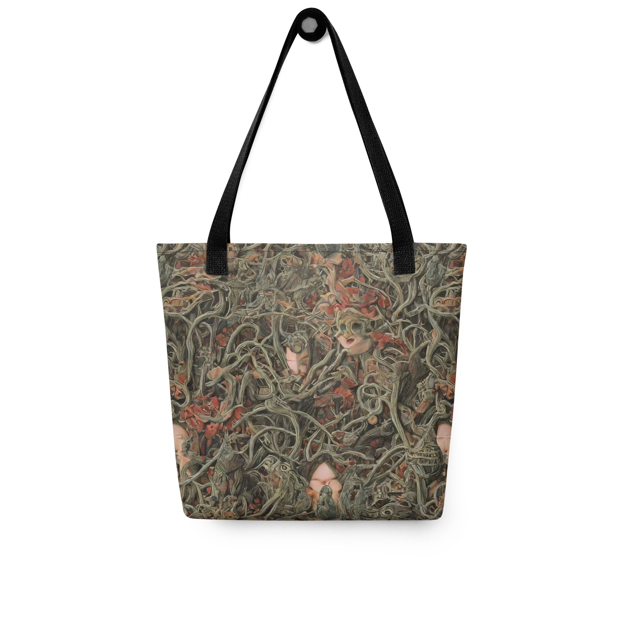 Olive Labyrinth on Tote Bag — Front
