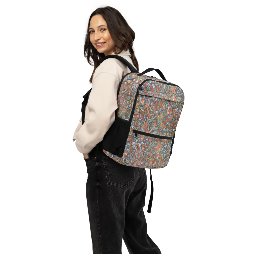 Morris Afterglow on Utility Backpack — Top print