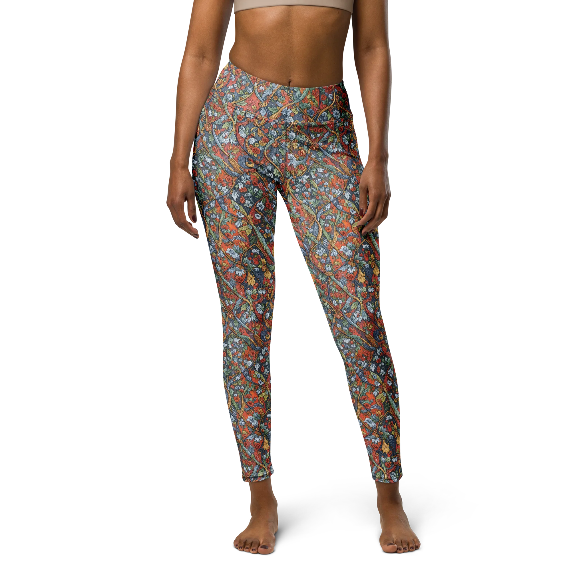 Morris Afterglow on Yoga Leggings — Print file