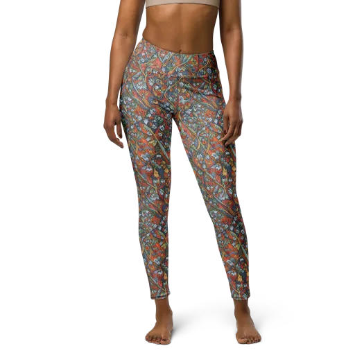 Morris Afterglow on a Yoga Leggings