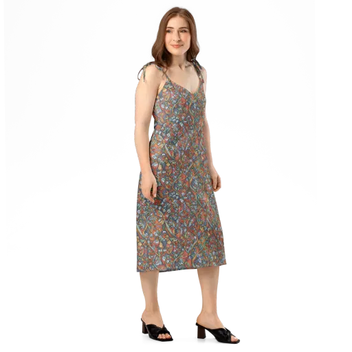 Morris Afterglow on a Slip Dress