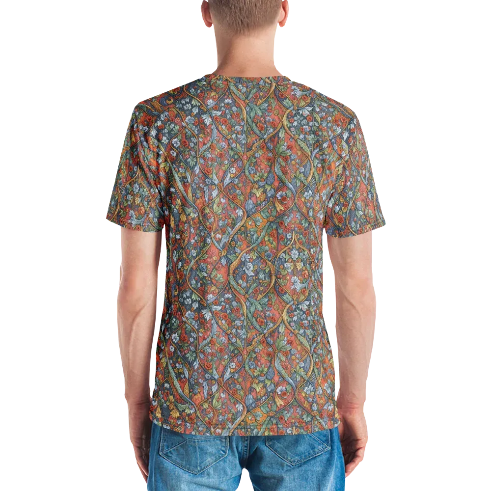 Morris Afterglow on Men's Crew Neck T-Shirt — Back