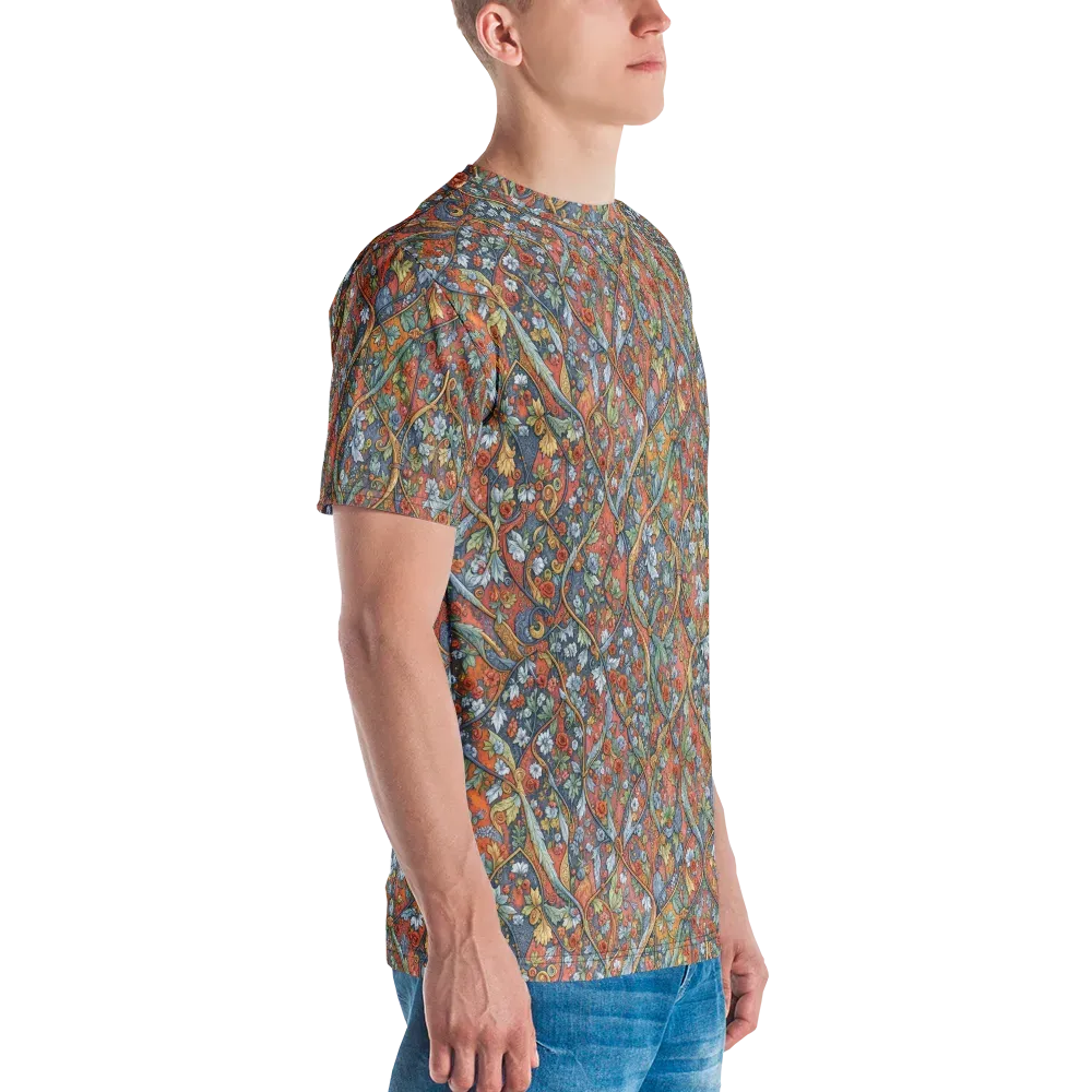 Morris Afterglow on Men's Crew Neck T-Shirt — Right